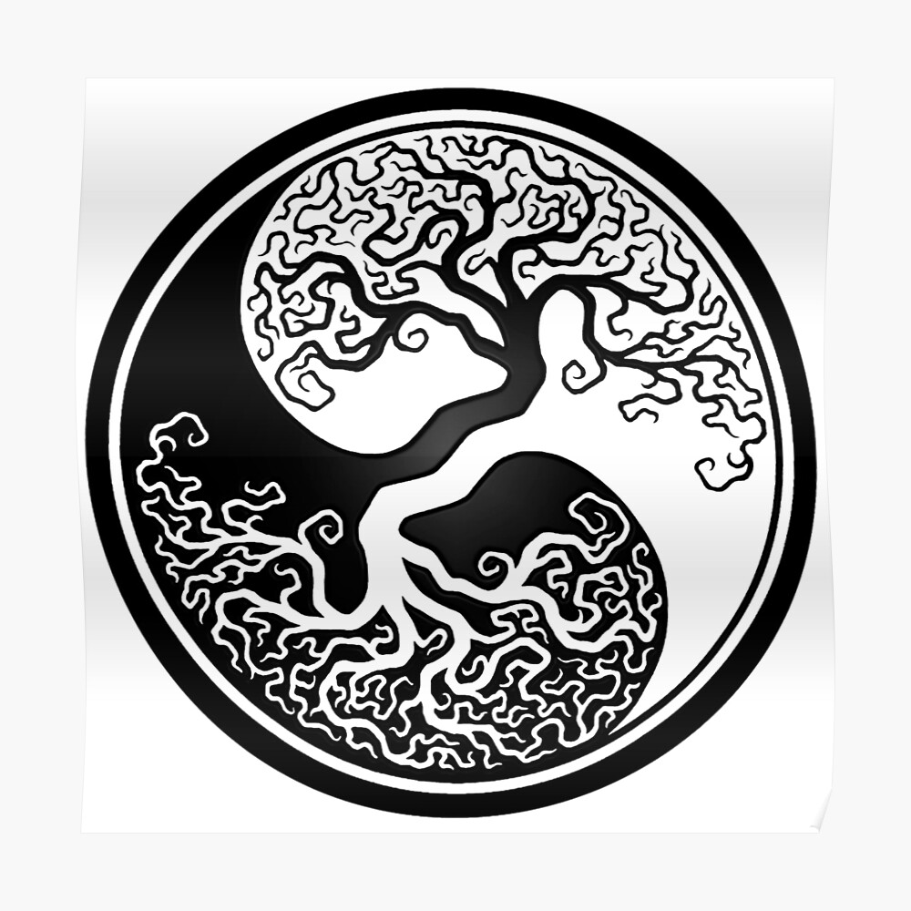 Yin Yang Baum des Lebens Yin Yang Baum des Lebens