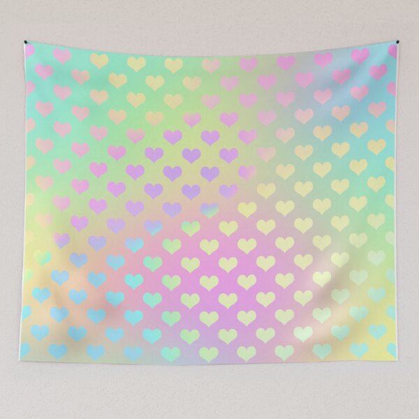 Item preview, Iridescent Geometric Hearts Love Pattern 13 designed and sold by GeeHanz.