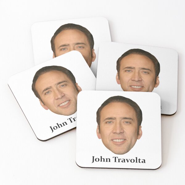 Item preview, nicholas "travolta"  cage john travolta design designed and sold by cangurojoe.