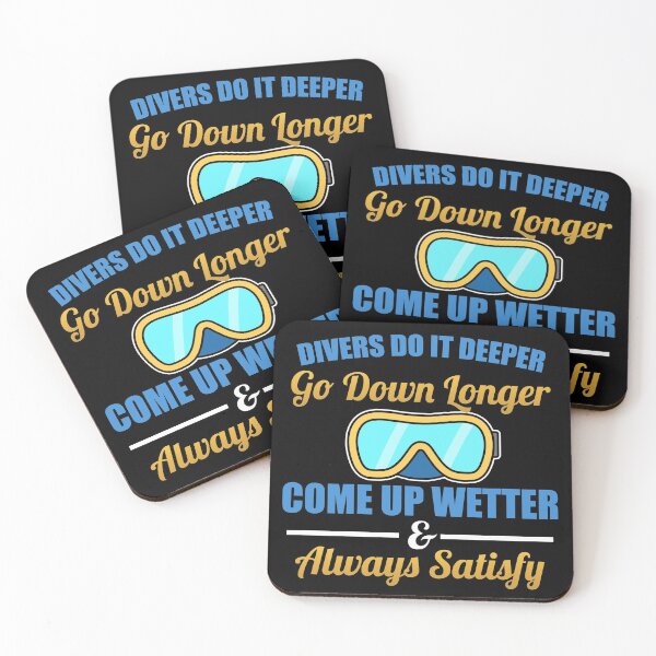 Item preview, Divers Do It Deeper, Longer, Wetter Scuba Diving designed and sold by Mesyo.