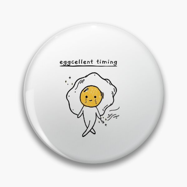 Item preview, eggcellent timing -  kawaii fried egg walking designed and sold by GLwithUs.