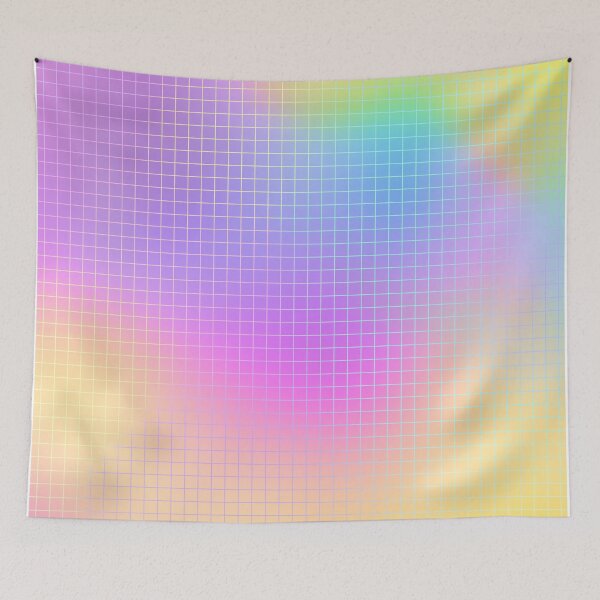 Item preview, Iridescent Geometric Square Grids Pattern 15 designed and sold by GeeHanz.