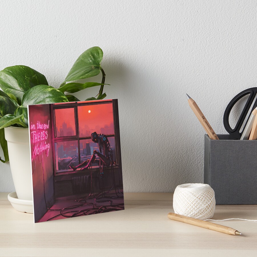 There's Nothing Art Board Print