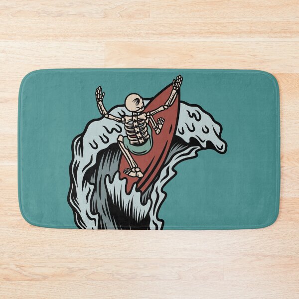 Item preview, Retro Surfing Skeleton Cartoon designed and sold by SLAG-Creative.