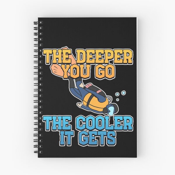 Item preview, The Deeper, The Cooler Scuba Diving Gift  designed and sold by Mesyo.