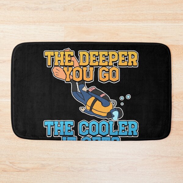 Item preview, The Deeper, The Cooler Scuba Diving Gift  designed and sold by Mesyo.