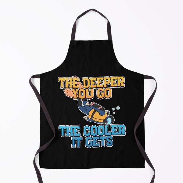 Item preview, The Deeper, The Cooler Scuba Diving Gift  designed and sold by Mesyo.