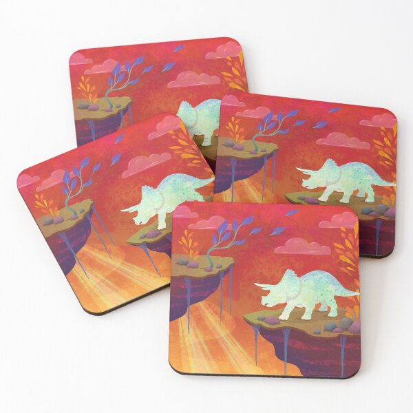 Item preview, Triceratops on Flying Island designed and sold by -DearTreehouse-.