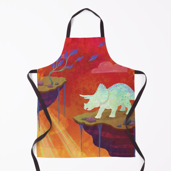 Item preview, Triceratops on Flying Island designed and sold by -DearTreehouse-.