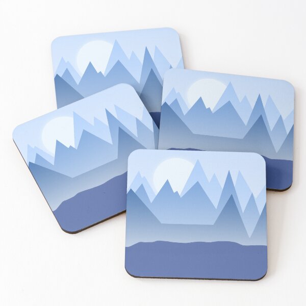 Item preview, Blue Minimalist Landscape designed and sold by JCalvert-Design.
