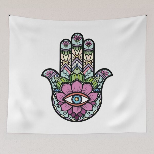 Artikelvorschau, Mehndi hamsa entworfen und verkauft von GF-Creative.