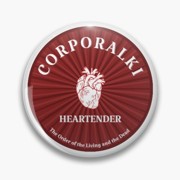 Item preview, Corporalki Heartender badge designed and sold by bwayjime.