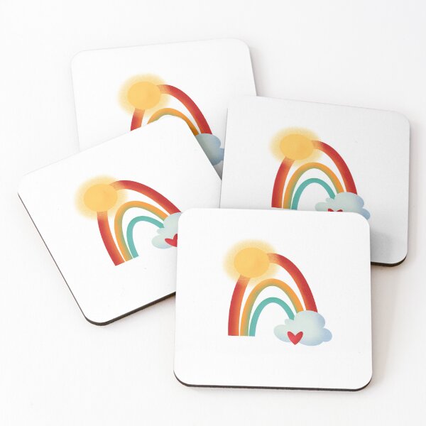 Item preview, Sunshine and rainbow digital illustration  designed and sold by Bonheurem.