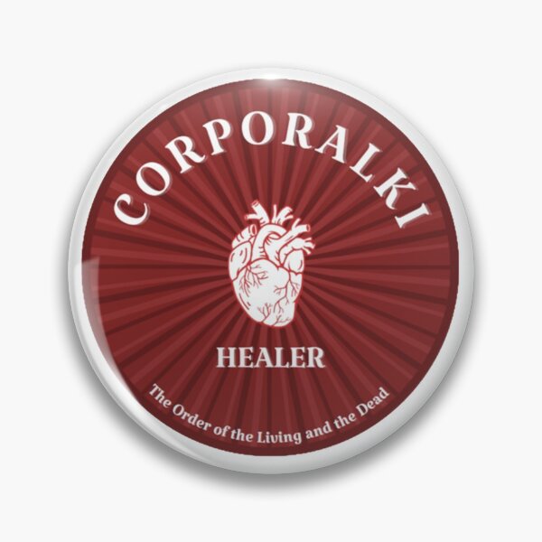 Item preview, Corporalki Healer badge designed and sold by bwayjime.