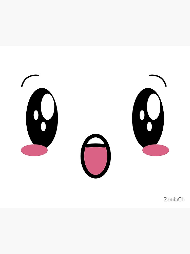 Desktop Roblox Kavaii Face, Face, face, text, people png