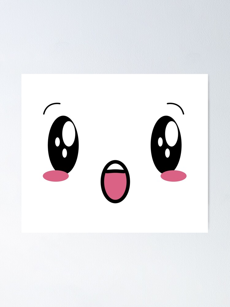 Desktop Roblox Kavaii Face, Face, face, text, people png