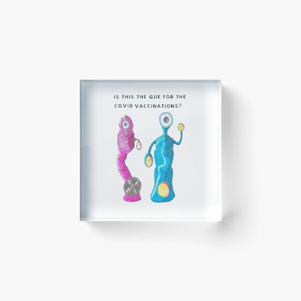 Item preview, Is this the que for the COVID vaccinations? designed and sold by Douglas  Walker.