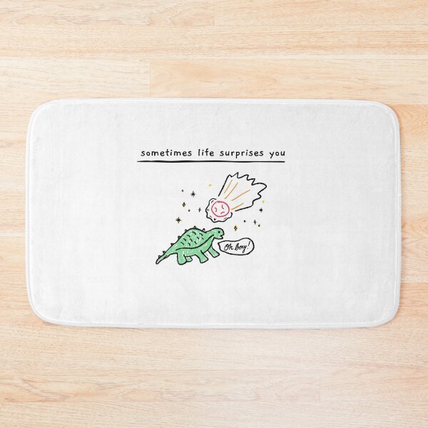 Item preview, Sometimes Life surprises You - doodle dinosaur designed and sold by GLwithUs.