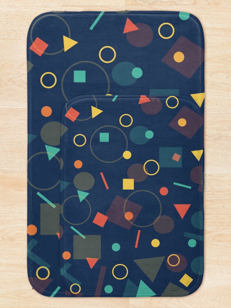 Thumbnail 5 of 6, Bath Mat, Abstract Design designed and sold by AnnoyedMouse.
