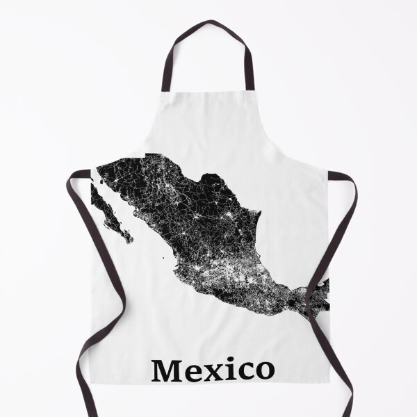 Item preview, Mexico street map designed and sold by AmazingMapArt.