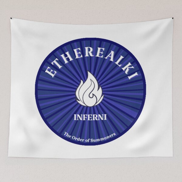 Item preview, Etheralki Inferni badge designed and sold by bwayjime.