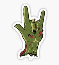 Cut-off ZOMBIE Hand_ILY in ASL Sticker