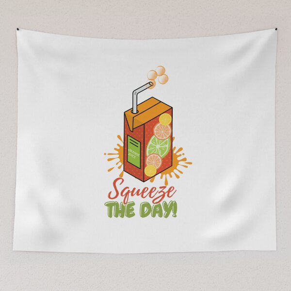 Item preview, Squeeze The Day!  Orange Juice Box designed and sold by ShopTr3ndy.