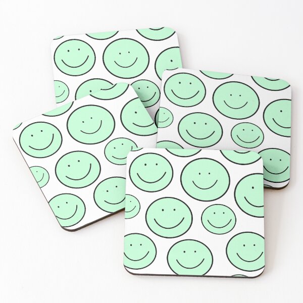 Item preview, Smiley faces light green designed and sold by samiiodice.
