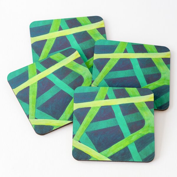 Item preview, Random Green Bar Pattern designed and sold by Jovydesign.