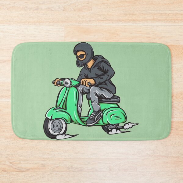 Item preview, Man Speeding Away on a Scooter designed and sold by SLAG-Creative.