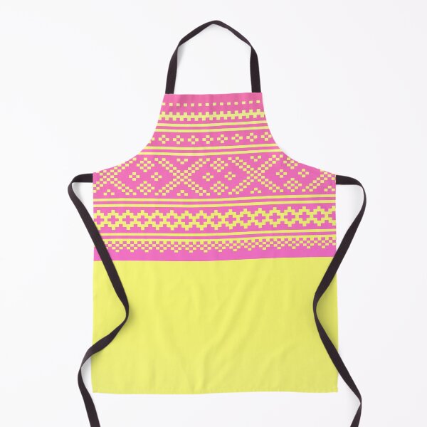 Item preview, norwegian knitting pattern from setesdal in pink and yellow designed and sold by weilertsen.
