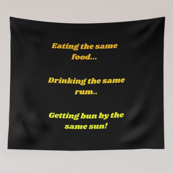 Item preview, eating the same food, drinking the same rum... designed and sold by afrocarib21.