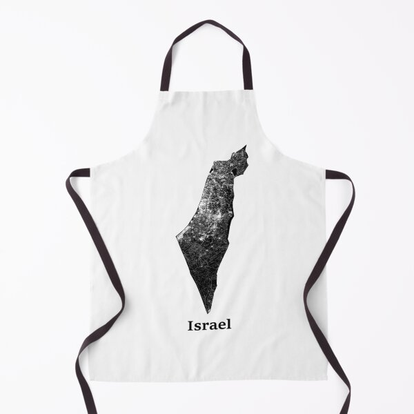Item preview, Israel Street Map Art designed and sold by AmazingMapArt.