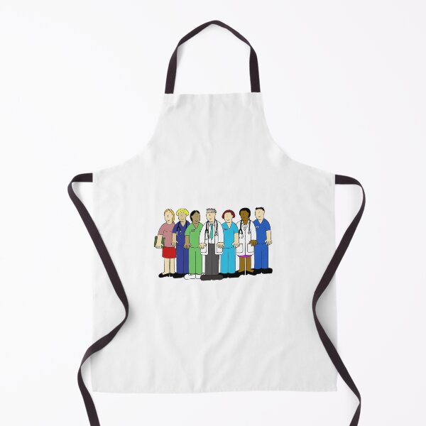 Item preview, Thank You to the Medical Team Cartoon Group designed and sold by KateTaylor.