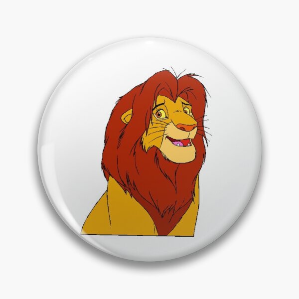 Item preview, happy simba lion cartoon designed and sold by KnitNknot.