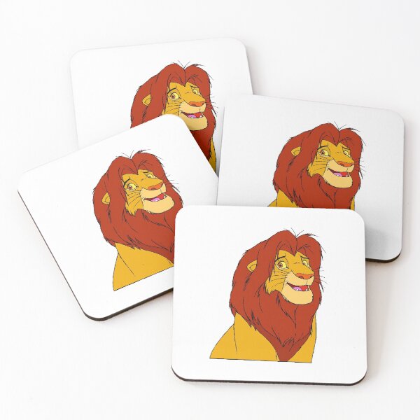 Item preview, happy simba lion cartoon designed and sold by KnitNknot.