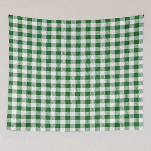 Item preview, green gingham designed and sold by nigejohn.