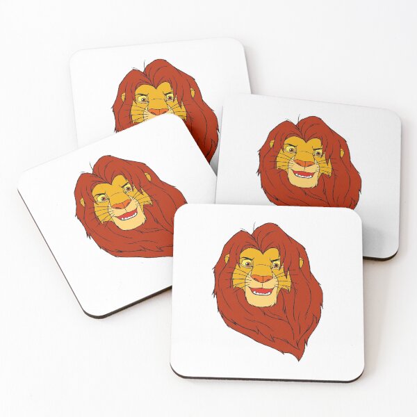 Item preview, happy simba lion cartoon designed and sold by KnitNknot.