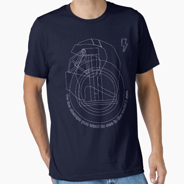 Artikel-Vorschau von Sei die Veränderung!, designt und verkauft von 2ndSkinTshirts.