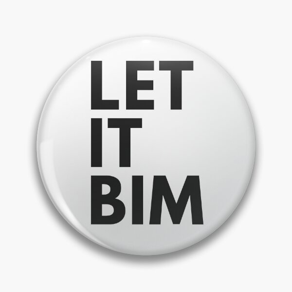 Item preview, Let it BIM big - Building Information Modeling black designed and sold by Laukgr.