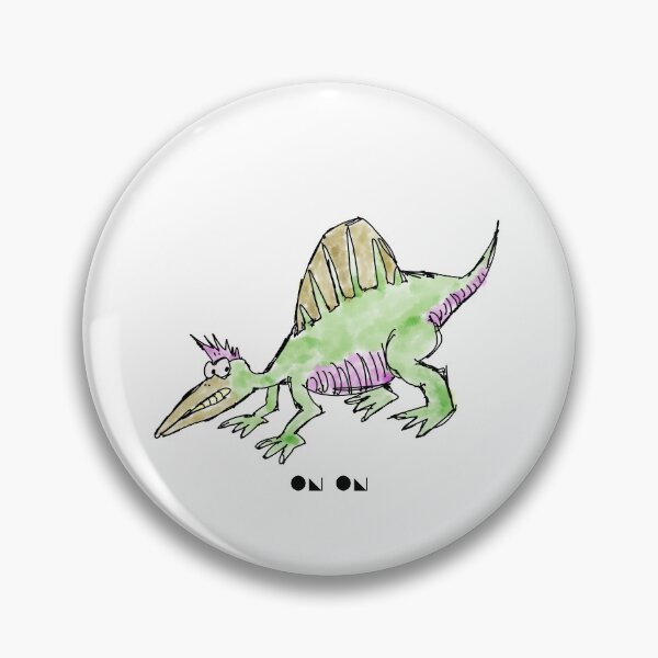 Cartoon Spinosaurus Pin