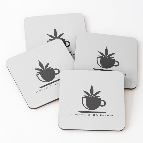 Item preview, Coffee & Cannabis 2 designed and sold by CabbageNClouds.