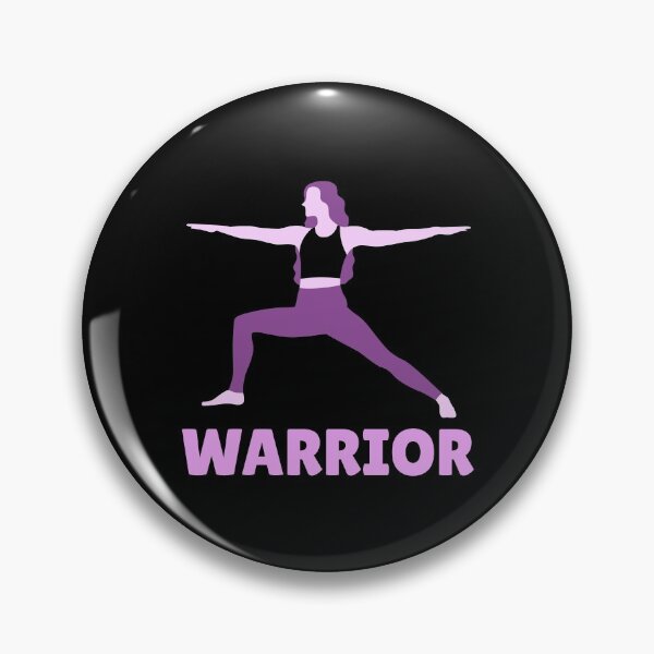 Item preview, WARRIOR - woman doing yoga pose warrior 2 designed and sold by GLwithUs.