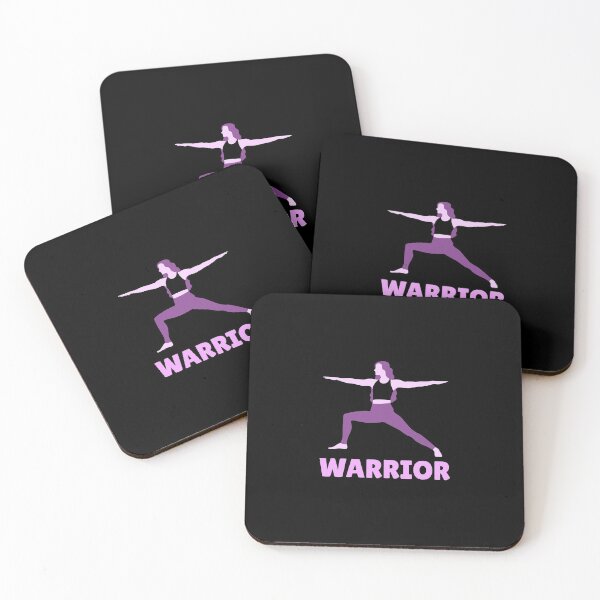 Item preview, WARRIOR - woman doing yoga pose warrior 2 designed and sold by GLwithUs.