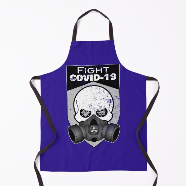 Item preview, Fight Covid19 CoronaVirus. Masked Skull. Vaccine. Black and White Grunge Style designed and sold by Skulls & Calaveras.