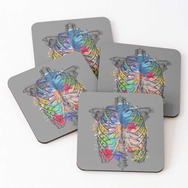 Item preview, Colored Ribcage - Awesome designed and sold by BaldingSnail.