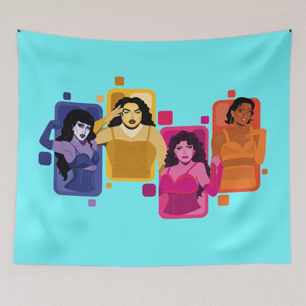 Item preview, Top 4 queens from Drag Race Season 13 designed and sold by ShopDragover.