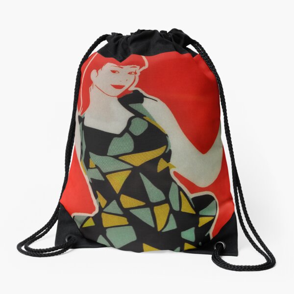 The coca cola advertisement outtake Drawstring Bag