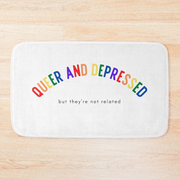 Item preview, Queer and Depressed designed and sold by emotionpotion.