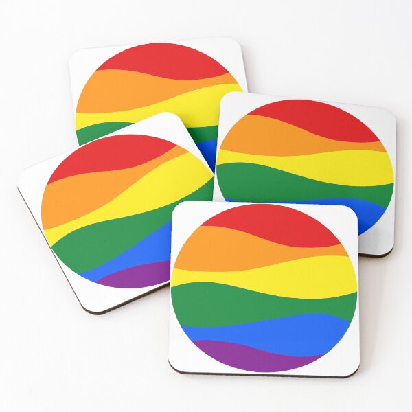 Item preview, Pride Waves Circle designed and sold by JustGottaDraw.